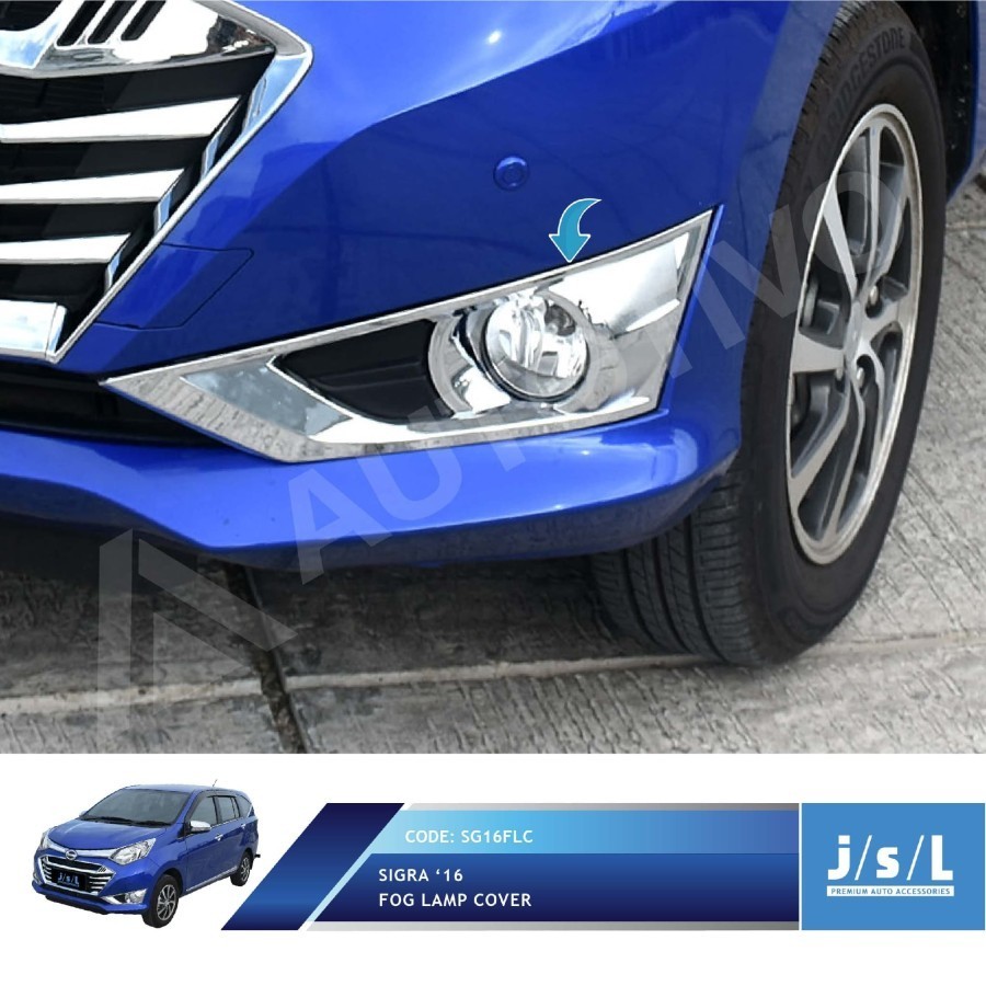 Daihatsu Sigra Cover Lampu Kabut Aksesoris/Fog Lamp Cover Chrome