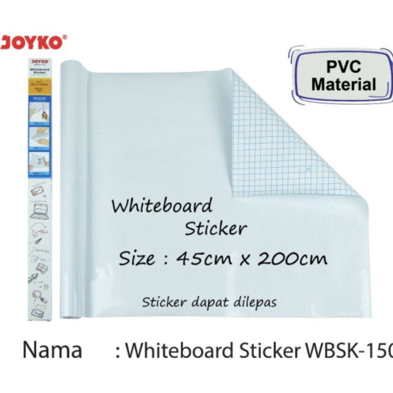 

Stiker Papan Tulis Putih Whiteboard Sticker Joyko WBSK15 KODE W7P6