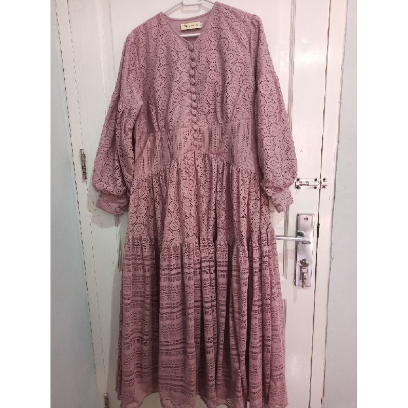 Olesia Dress by Ainayya Warna Lilac Size L