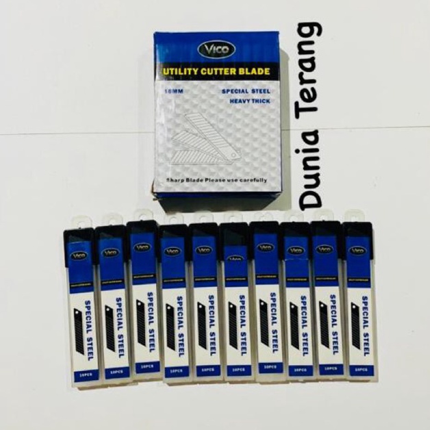 

1bj Refill Isi Pisau Cutter VICO Besar Serep Serap Cuter Isi Cutter Blade Refil Pisau Pemotong KODE O2O4