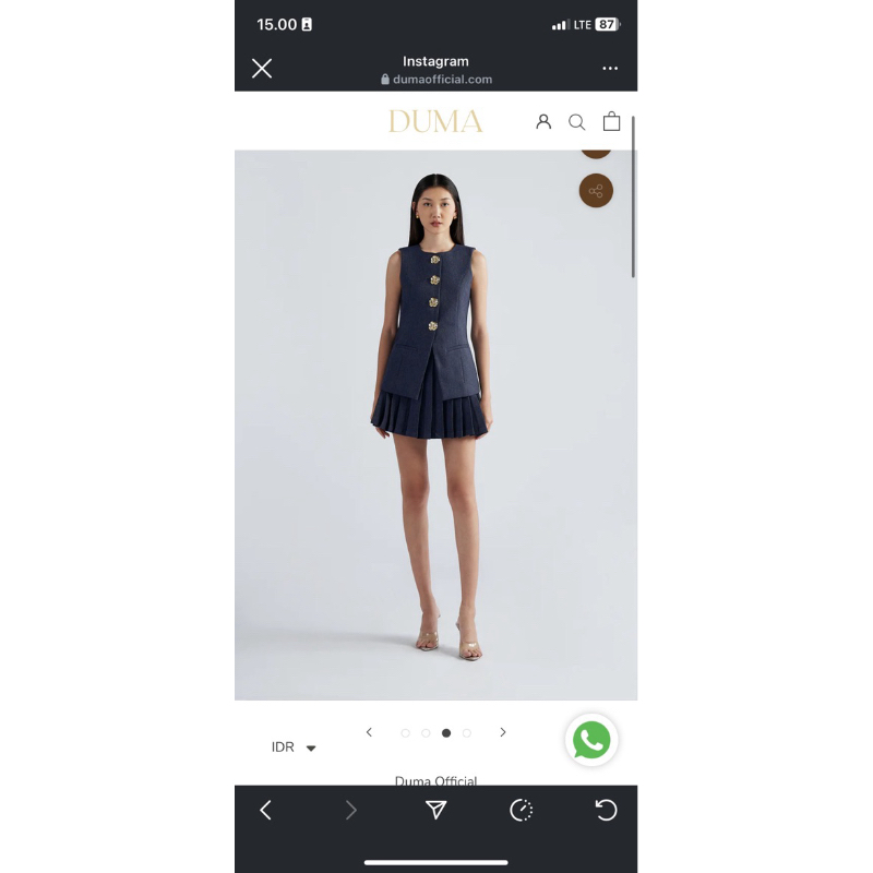 BNWT Duma Denise Vest - S