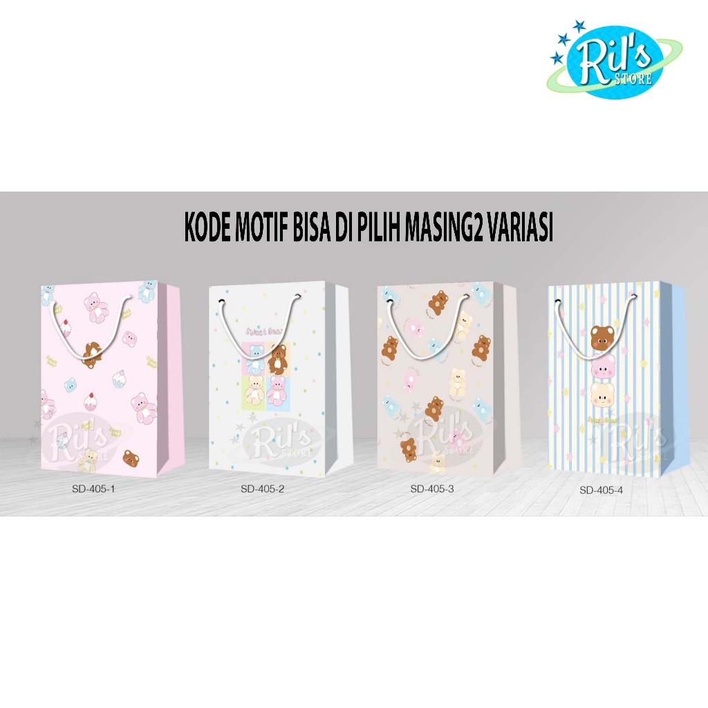 

RB PAPERBAG GLOSSY PREMIUM XL 30x43 CM - PAPERBAG PARTY - KADO - XL BAGUS