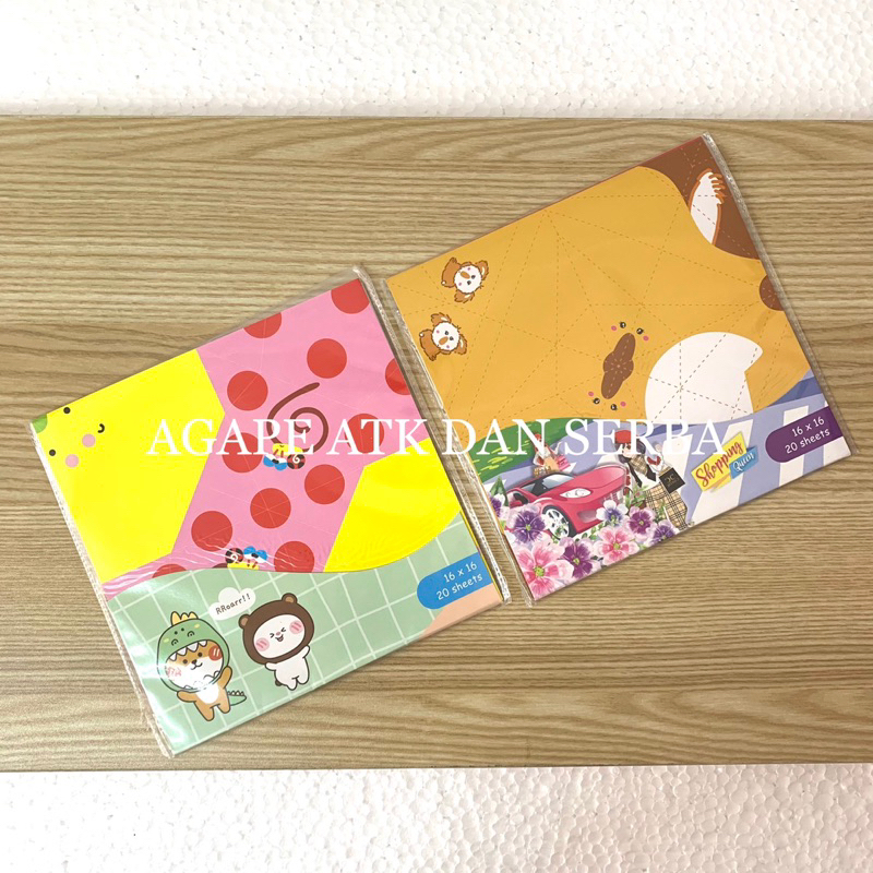 

KERTAS ORIGAMI / KERTAS LIPAS UKURAN 16x16