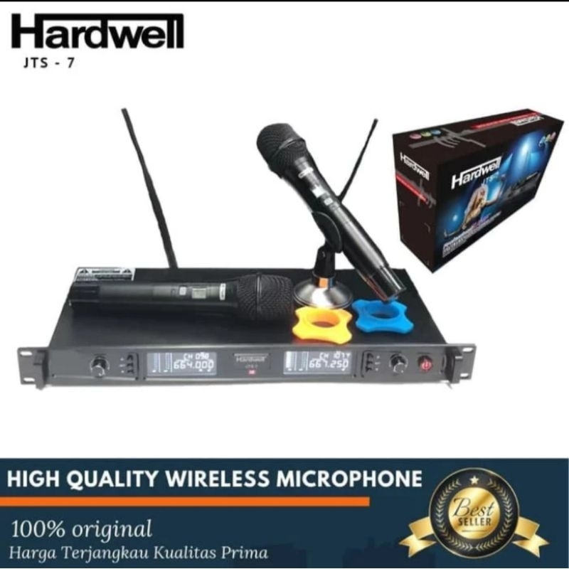 Mic Wireless Hardwell JTS 7- Proffesional Microphone Hardwell