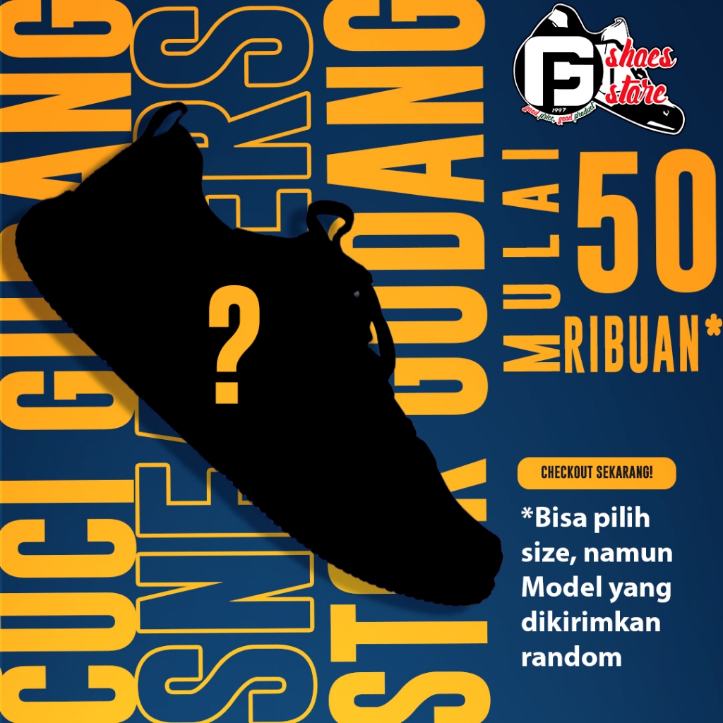 [CUCI GUDANG] SEPATU OLAHRAGA REJECTED SALE IMPORT
