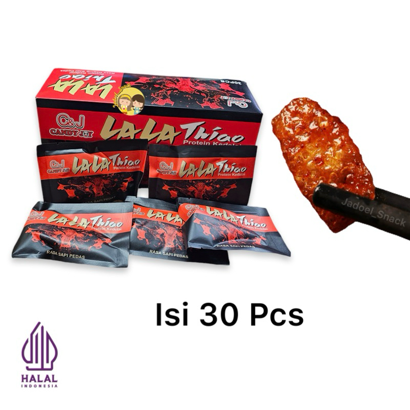 

Grosir - Lala Thiao 30 X 10 Gr Latiao Rasa Sapi Pedas by Jadoel_Snack
