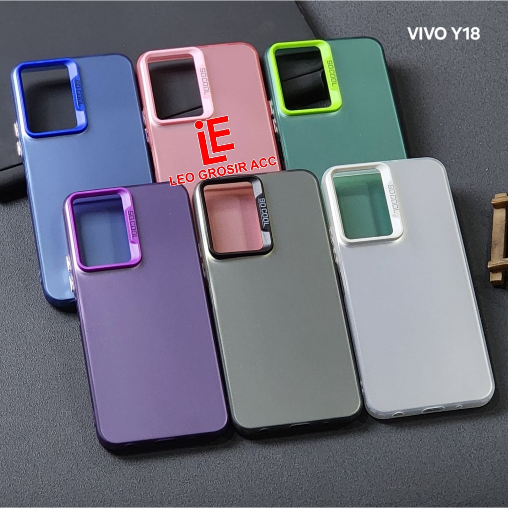 VIVO Y18 VIVO Y27 4G VIVO Y30I VIVO X80 PRO CASE SOCOOL CASE IMD HYBRID PLATE HOLOGRAM VIVO Y18 VIVO