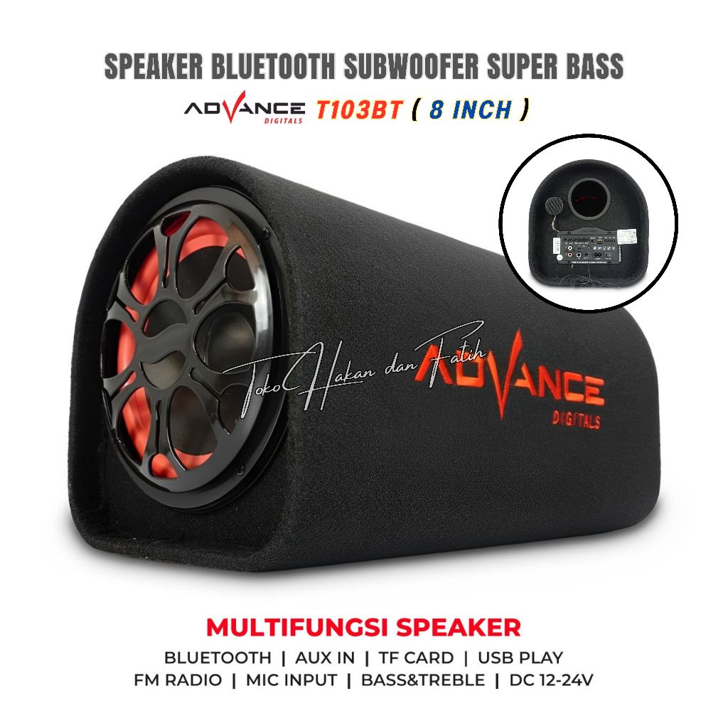 Speaker karaoke Advance T-103BT speaker multimedia With Subwoofer System + Bluetooth ~ Speaker Aktif
