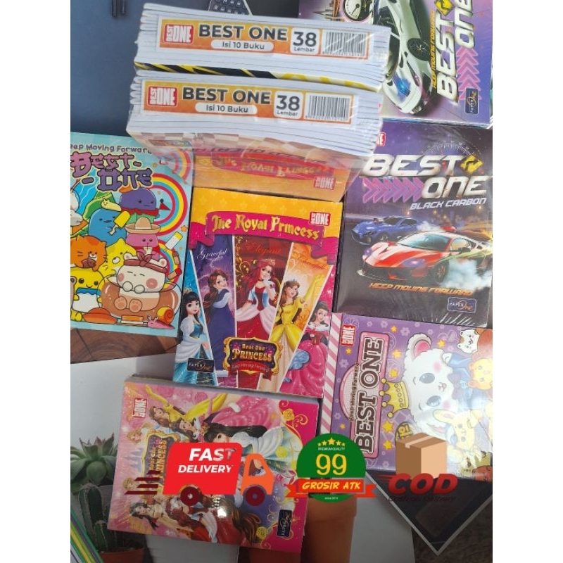 

38 Lembar Buku Tulis BEST ONE isi 10/Buku Tulis/BUKU Murah/Buku Catatan/Note Book