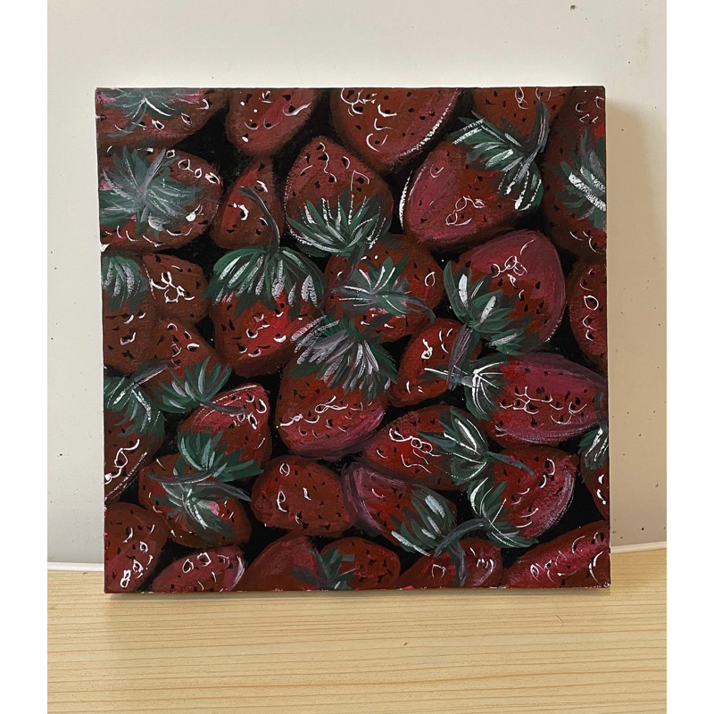 

Strawberry Painting 20x20cm