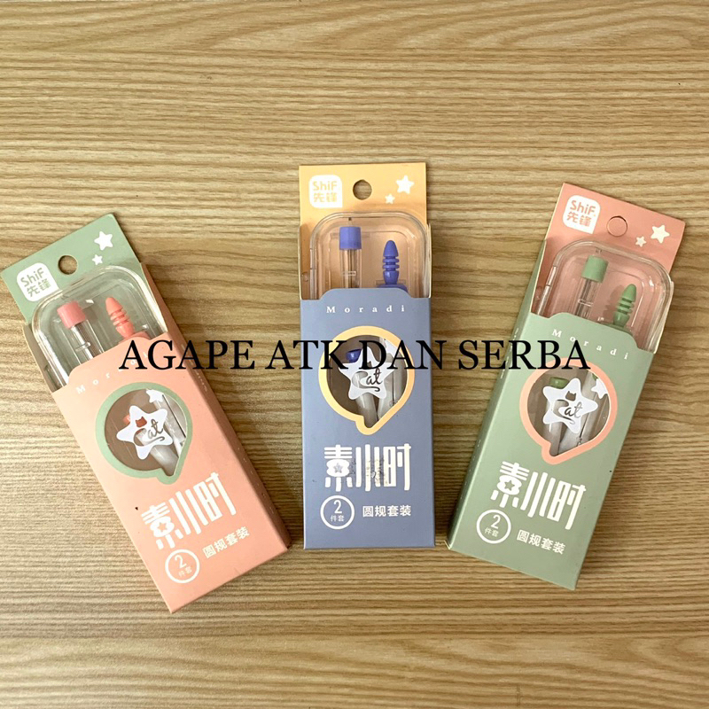 

JANGKA MEREK SHIF JANGKA AESTEHIC + REFILL PENSIL