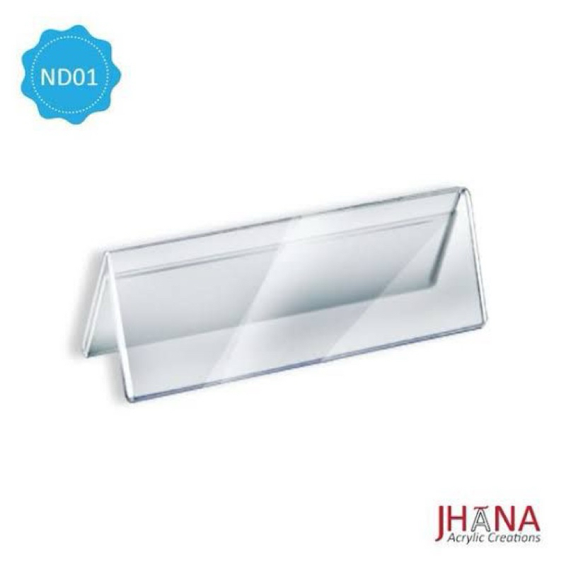 

papan nama akrilik 8x20