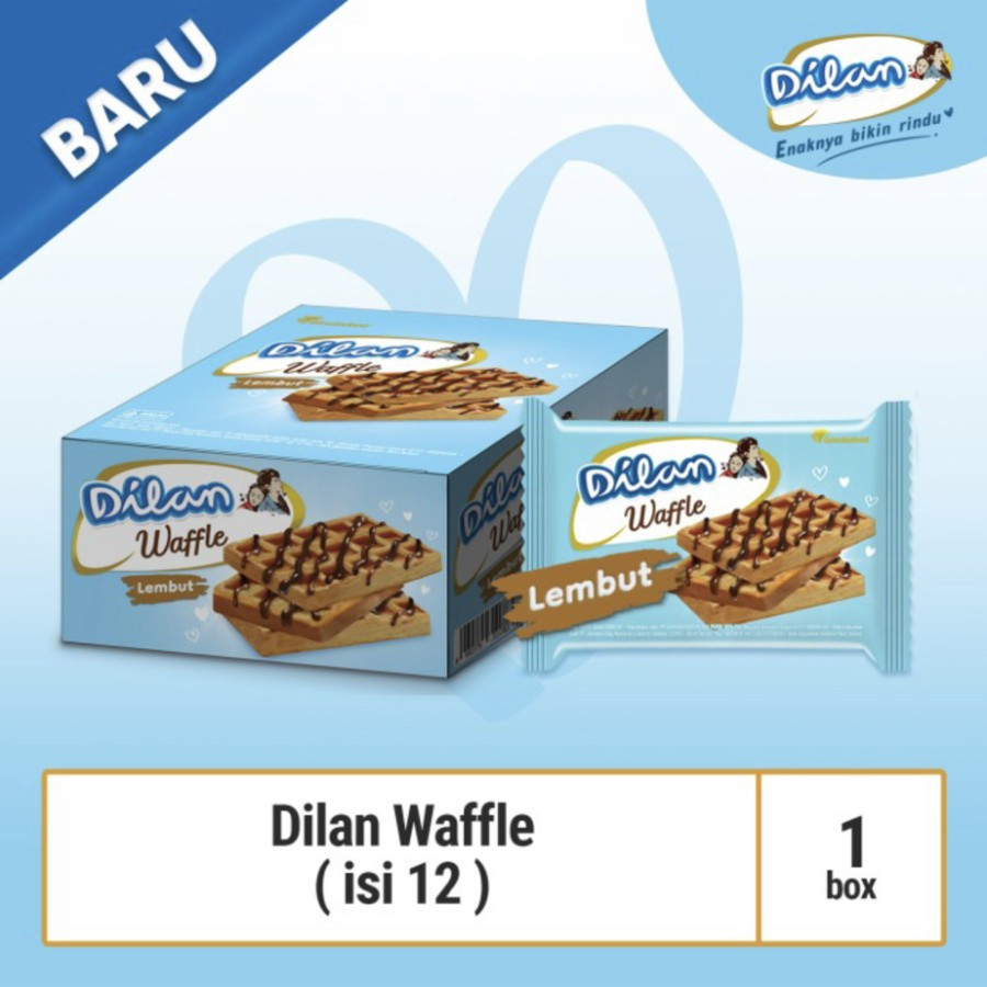 

Dilan Chocolate Waffle lembut ( 1 box isi 12 pcs )