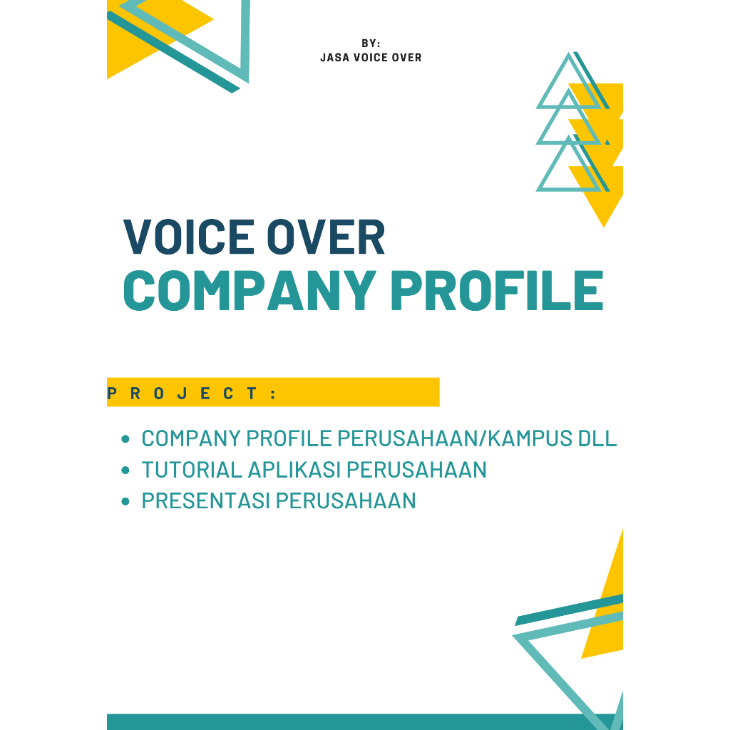 Voice Over | Pengisi Suara Konten Video