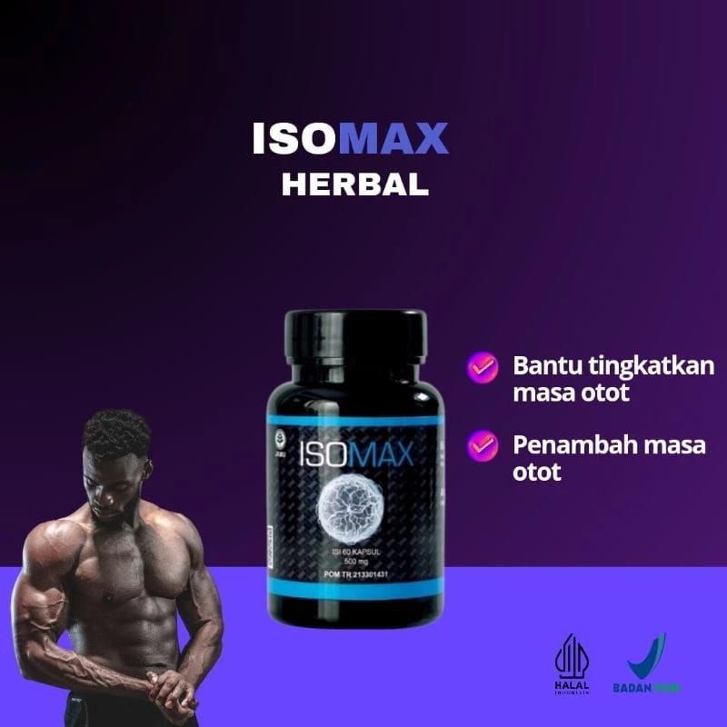 ISOMAX SUPLEMEN PENAMBAH MASSA PEMBENTUKAN OTOT