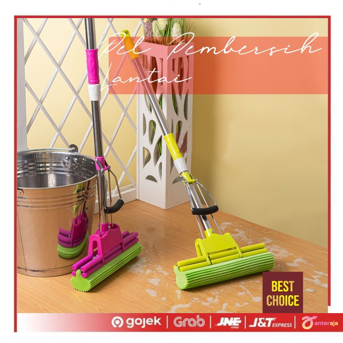 Alat Pel Lantai / Sodok Pel  Busa  Pembersih Lantai