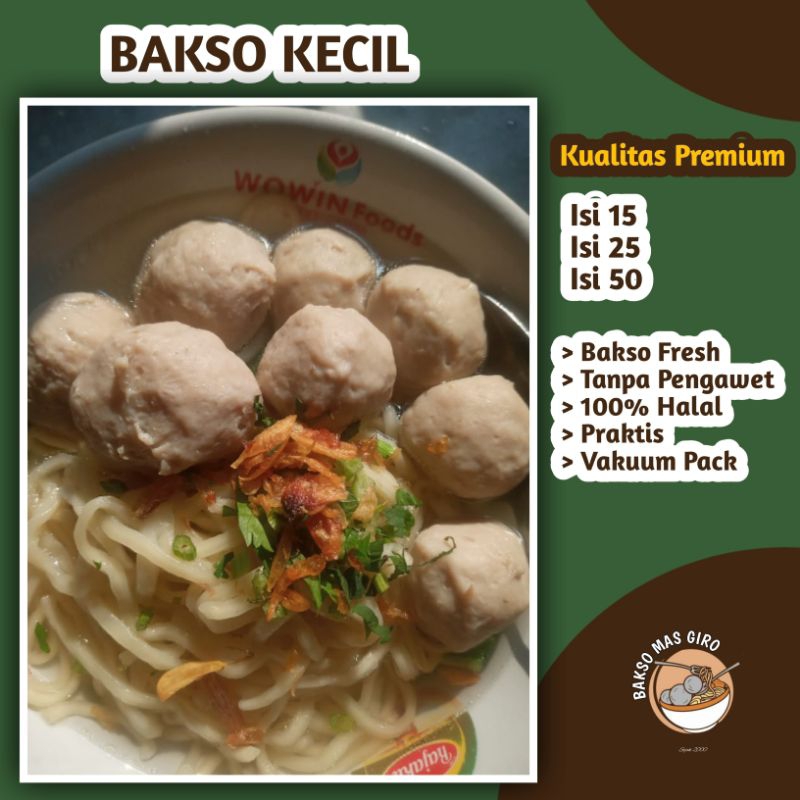 

Bakso Kecil | Bakso Homemade | Bakso Frozenfood | Bakso Mas Giro