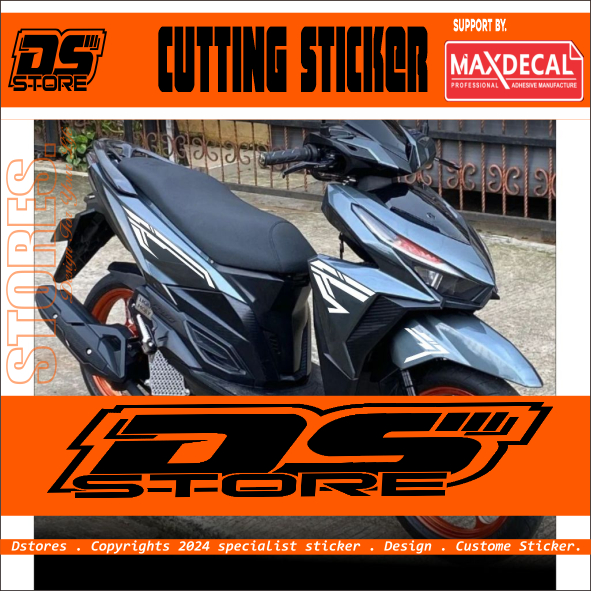 VARIO 125 OLD STICKER VARIO LED OLD CUTTING STICKER