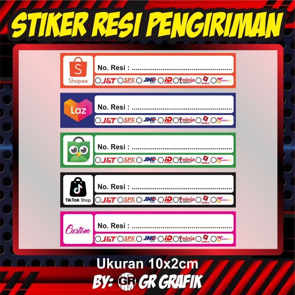 

Stiker Resi Pengiriman murah tanpa minimal