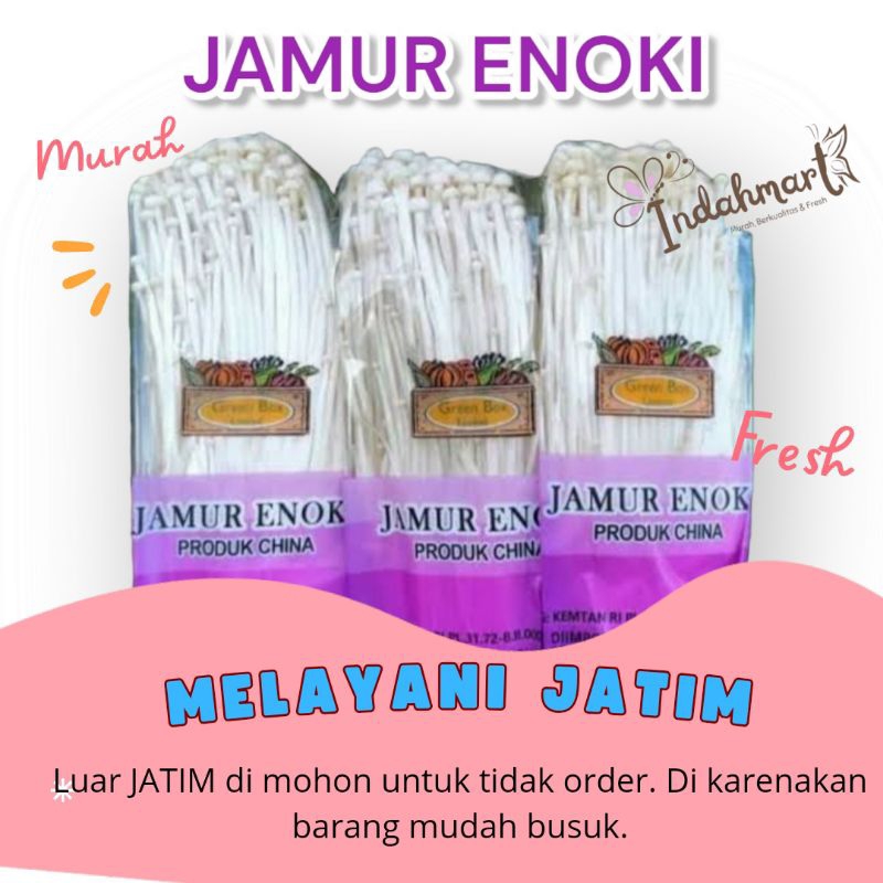 

JAMUR MURAH JAMUR ENOKI 1 pack (100 gram)