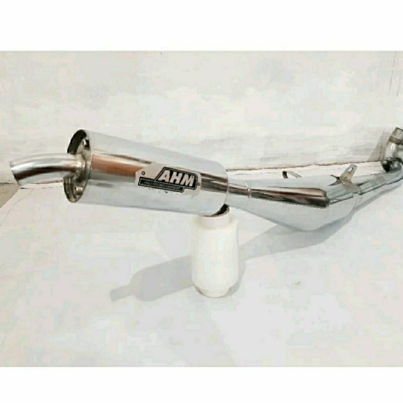 Knalpot Standar Racing Fiz R AHM Full Chrom Spek Harian