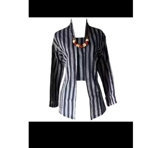 Kebaya Kutu Baru lurik dan Surjan Lurik