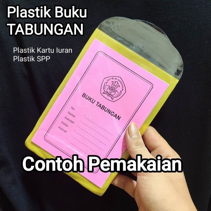 

50 Lembar Plastik Buku Tabungan / Plastik Iuran SPP