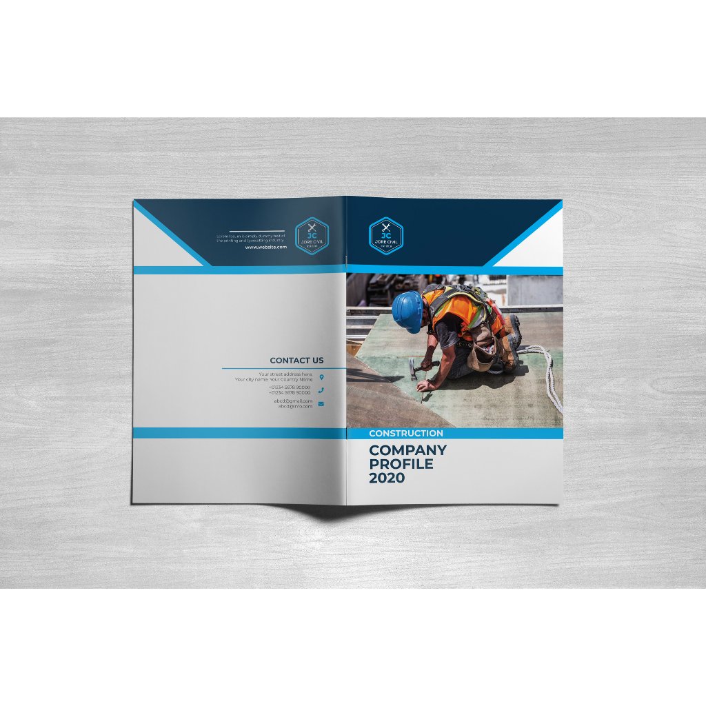 

company profile - cetak artkarton 260 gr bolak balik lipat