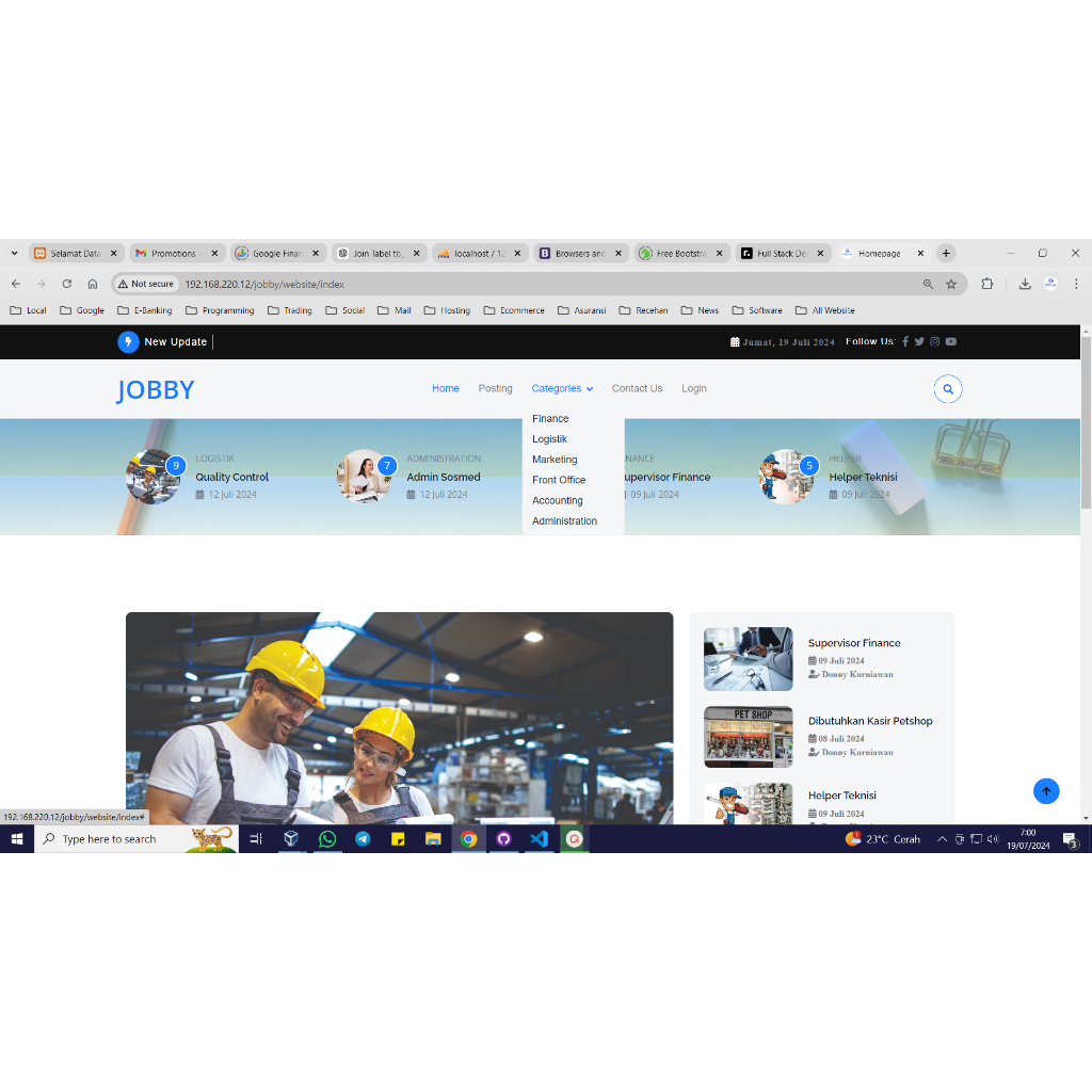 SI JOBBY (Lowongan Kerja)