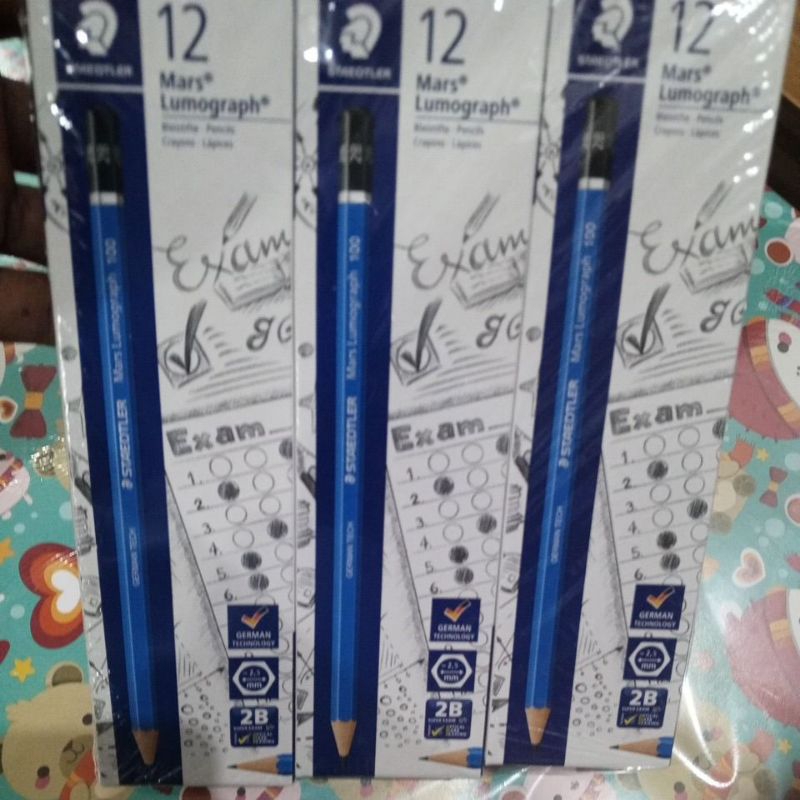 

pensil 2B Stadtler biru @12 biji