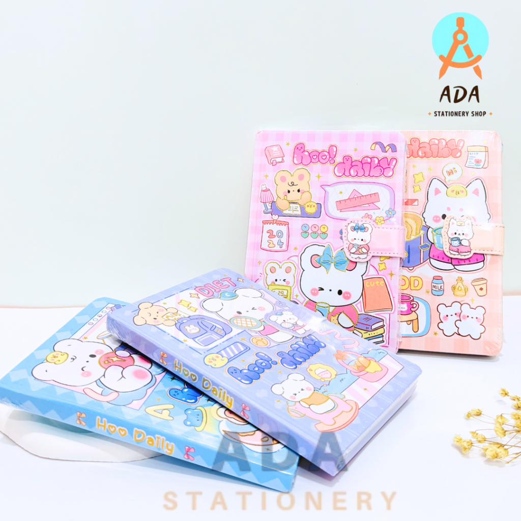 

BUKU DIARY KANCING MAGNET 001-2019 (1008-26) / NOTE BOOK/ DIARY/ BUKU DIARY/ AGENDA MAGNET/ DIARY CUTE