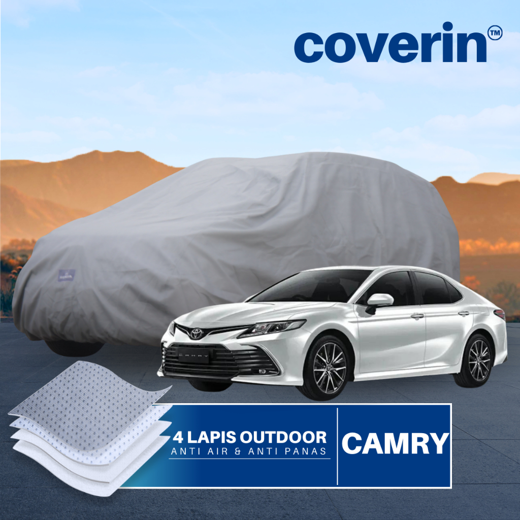 Cover Mobil New Sedan Camry 4 Lapis Sarung Mobil Waterproof tebal Full Outdoor -COVERIN
