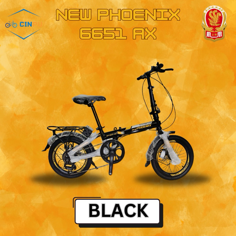 Sepeda Lipat 16 inch New Phoenix 6651AX