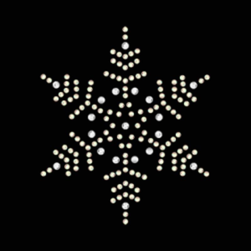 Logo hijab Swarovski Hotfix Snowflake