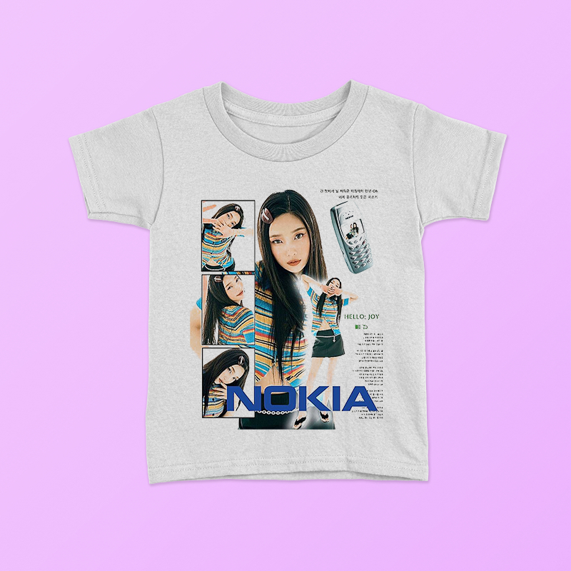 KAOS BAJU ANAK HELLO JOY KPOP KOREAN KOREA GIRLBAND| TSHIRT DISTRO BABY KIDS TEE / BAYI ANAK PUTIH L