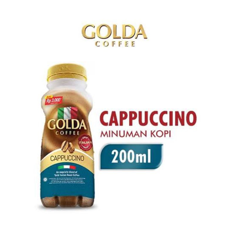 

Golda | kopi | cappucino | kopi siap minum 200 ml