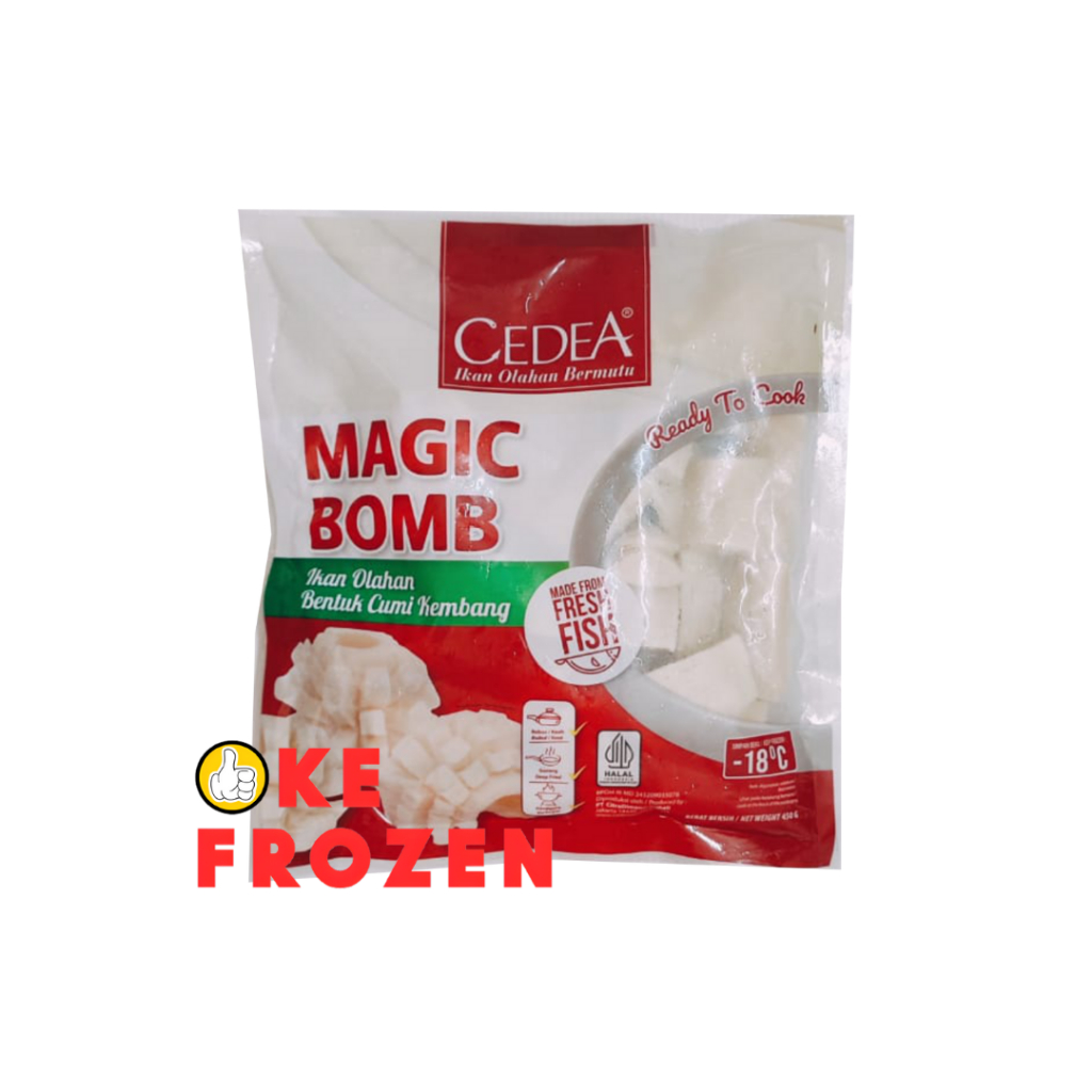 

CEDEA MAGIC BOMB 450GR IKAN OLAHAN BENTUK CUMI KEMBANG