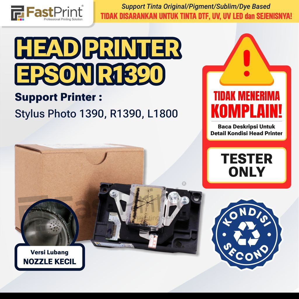 Fast Print Head Printer Original Epson Stylus Photo 1390 Tester Only Second