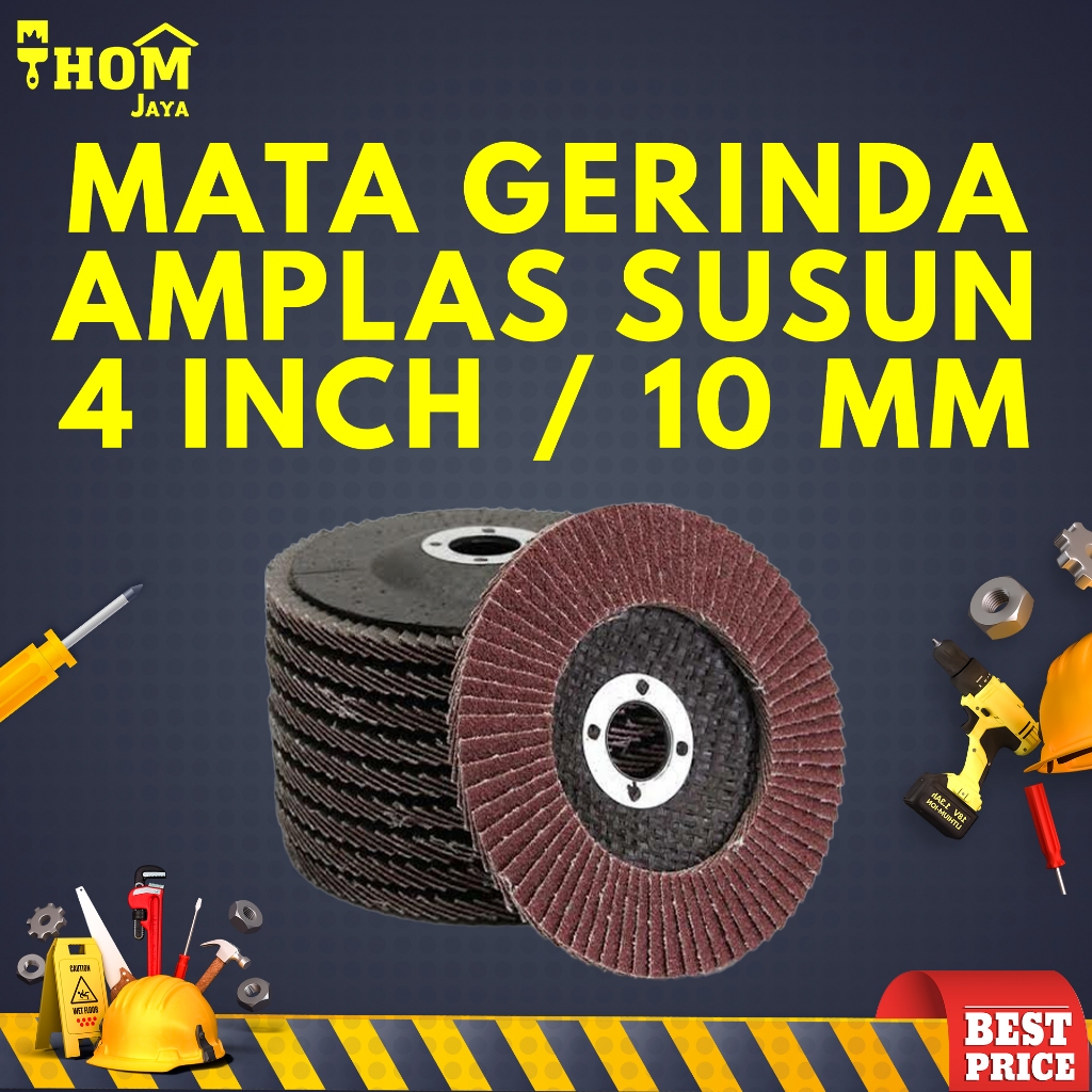 MATA GERINDA AMPLAS SISIR / MATA GERINDA AMPLAS SUSUN / AMPLAS SISIR - 4 INCH