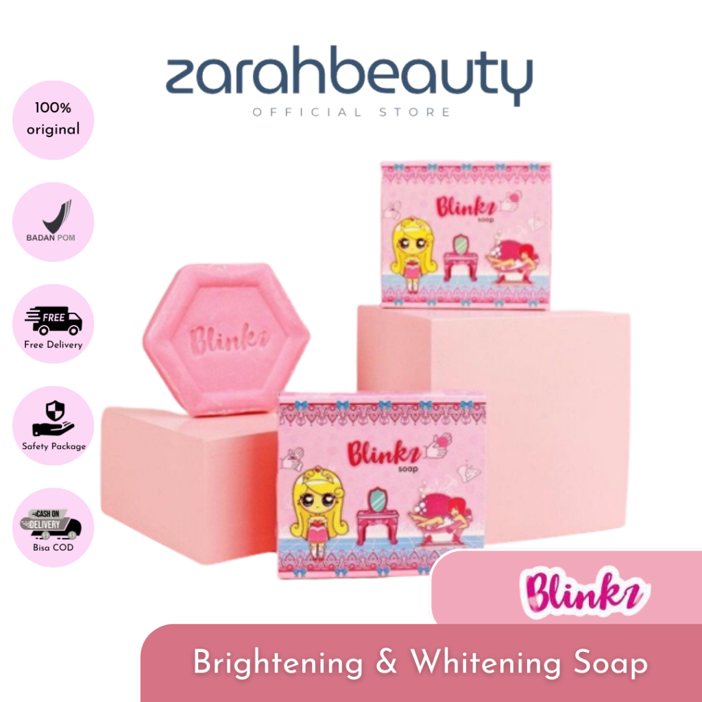 BLINKZ SOAP SABUN PEMUTIH BPOM BY BLINK BEAUTY PENCERAH KULIT SABUN BATANG BAR BLINKZBEAUTY BPOM