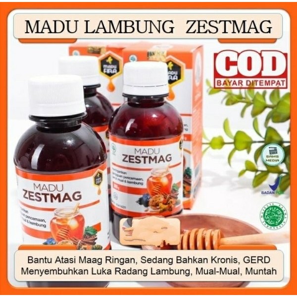 

[BISA COD] Madu Zest mag Obat Herbal Maag Kronis Asam Lambung Mag