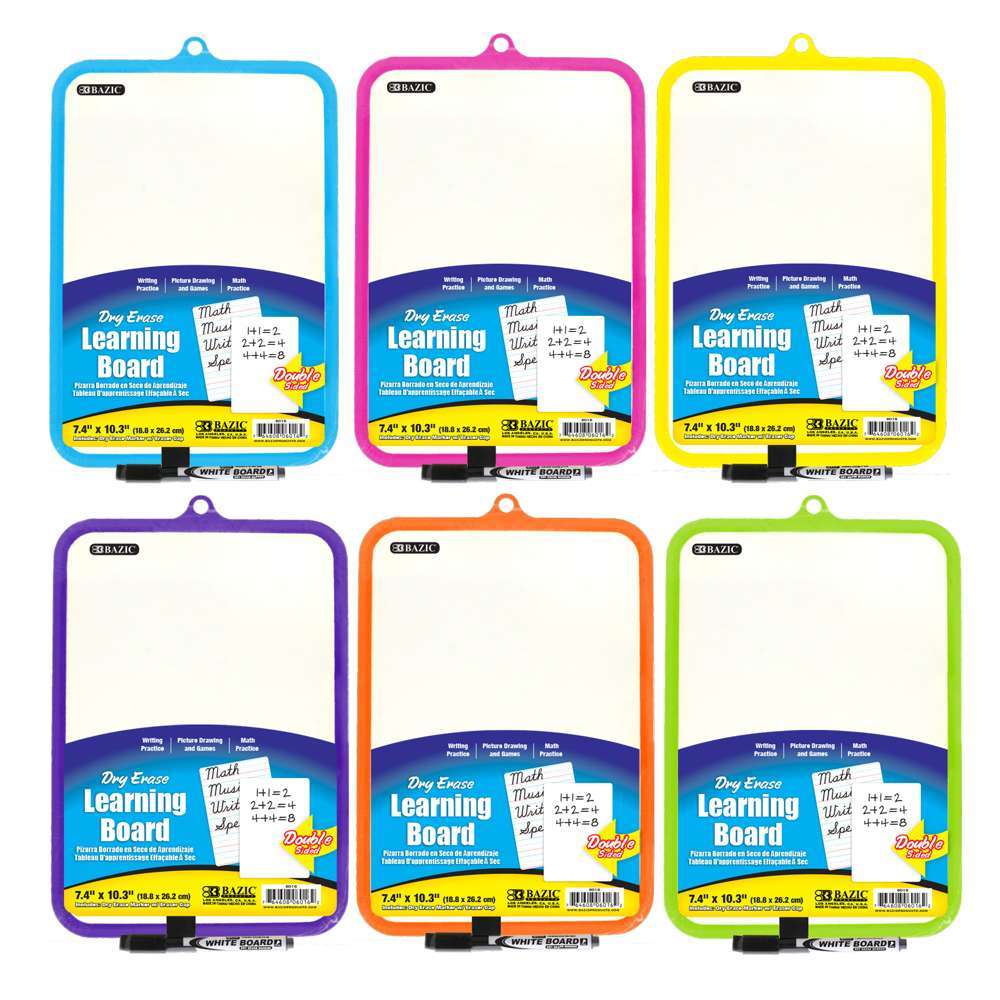

Bazic Dry-Erase Learning Board Papan Tulis Whiteboard Kecil
