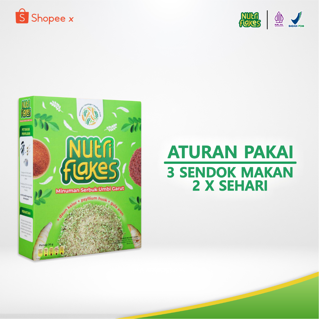 

Paket 5 Box Nutriflakes Sereal Umbi Garut Original - Atasi Asam Lambung dan Masalah Pencernaan Tanpa Kandungan Kimia
