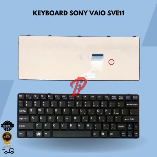 Keyboard Sony Vaio SVE11 Series Black