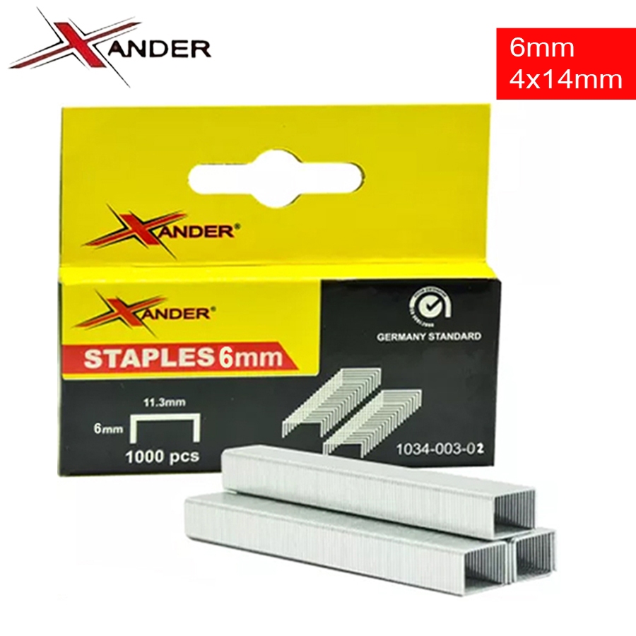 

Isi Staples Tembak 6 - 8 mm Xander Untuk uk. 4x14 mm
