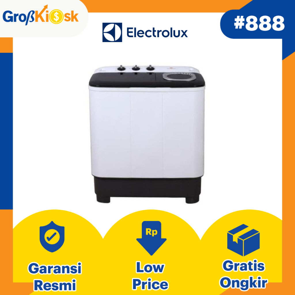 MESIN CUCI 2 TABUNG ELECTROLUX 10 KG TWIN TUB EWS-11262WA / EWS11262WA / EWS 11262 WA