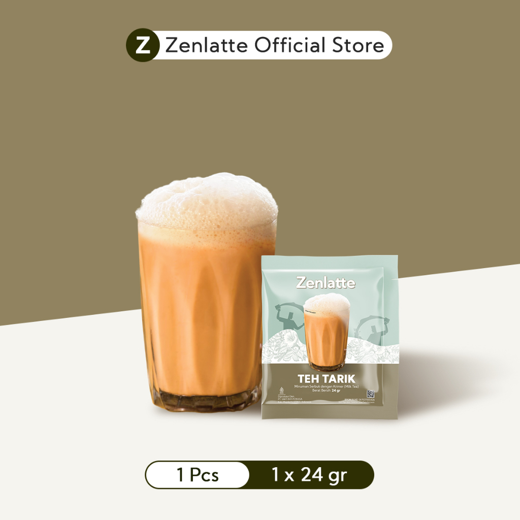 

Zenlatte Teh Tarik - 1 Pcs | Teh Tarik Powder | Bubuk Teh Tarik