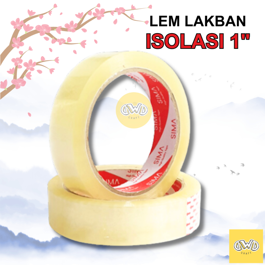 

Lakban Isolasi 1" / Selotip
