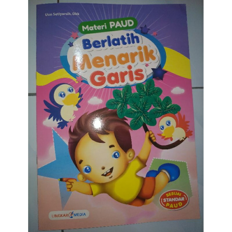 Buku Belajar Anak Berlatih Menarik Garis Untuk PAUD/TK/RA