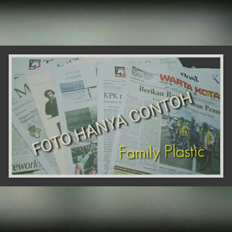 KORAN BEKAS PER 1 KORAN BISA REQUEST TEMA BERITA/KORAN KLIPING